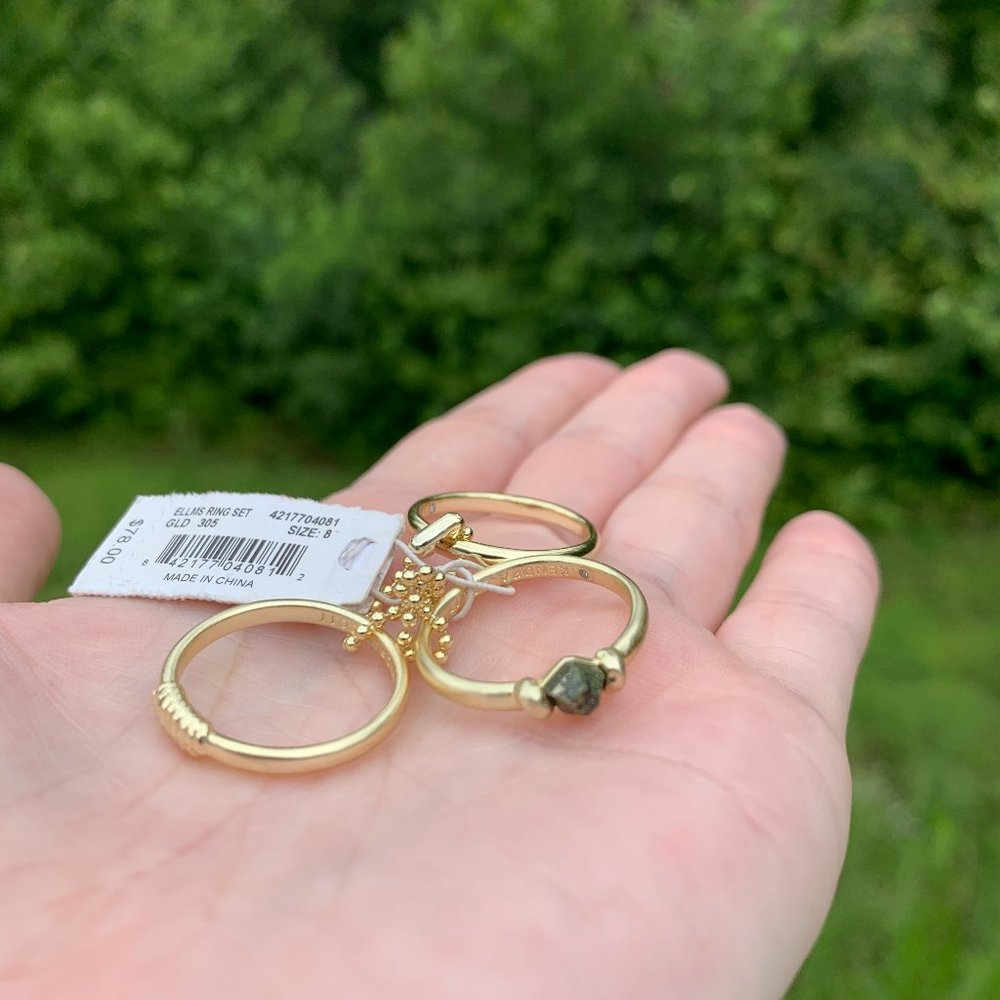 KENDRA SCOTT • Ellms Gold Ring Set* - Picture 2 of 9